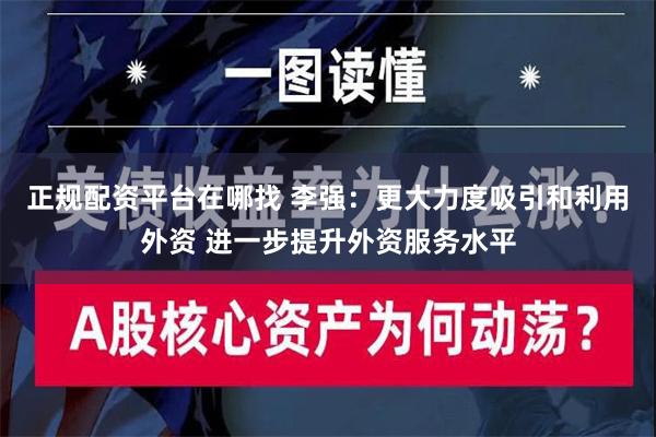 正规配资平台在哪找 李强：更大力度吸引和利用外资 进一步提升外资服务水平