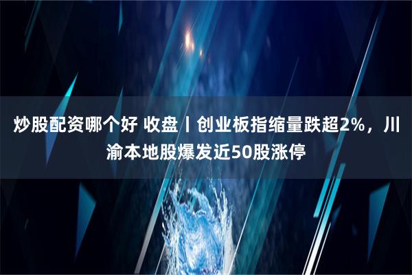 炒股配资哪个好 收盘丨创业板指缩量跌超2%，川渝本地股爆发近50股涨停