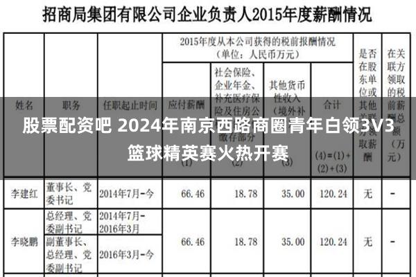 股票配资吧 2024年南京西路商圈青年白领3V3篮球精英赛火热开赛